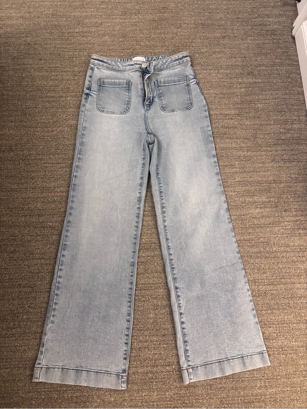 LC Lauren Conrad Light Blue Wide-Leg Jeans